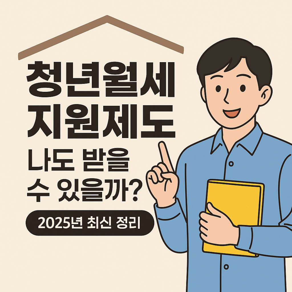 2025년 청년 월세 지원 제도 - 신청 방법, 지원 대상, 지원 내용