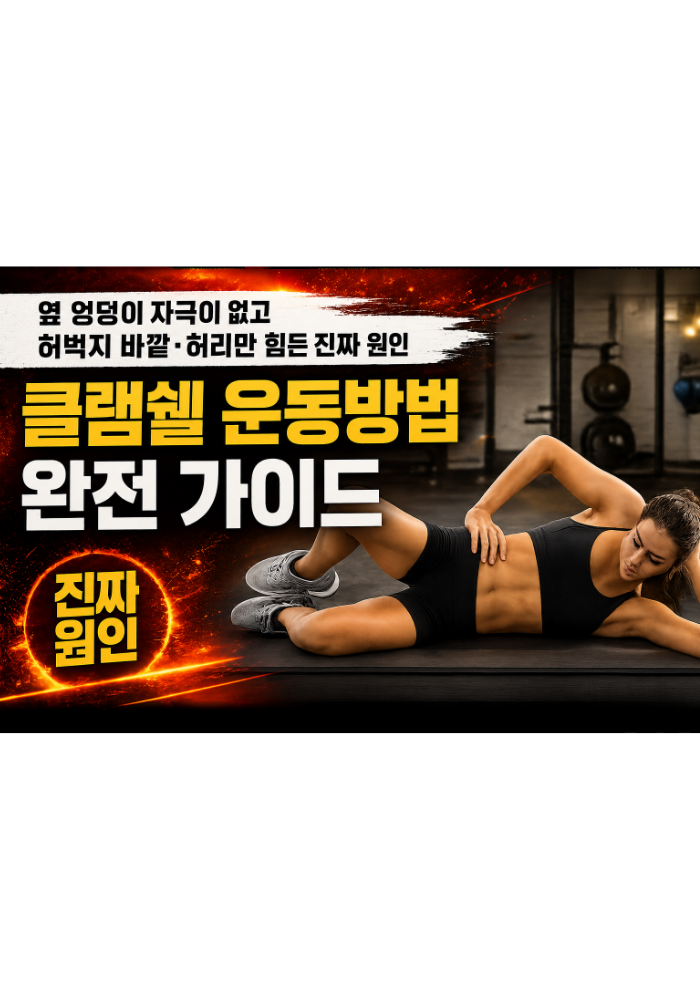 클램쉘 운동방법 완전 가이드