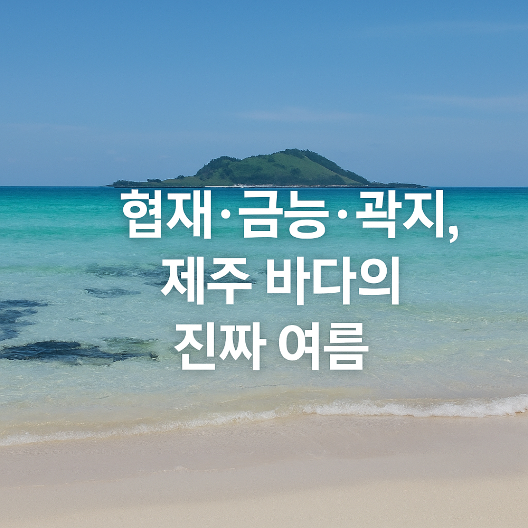 제주도 해수욕장 소개