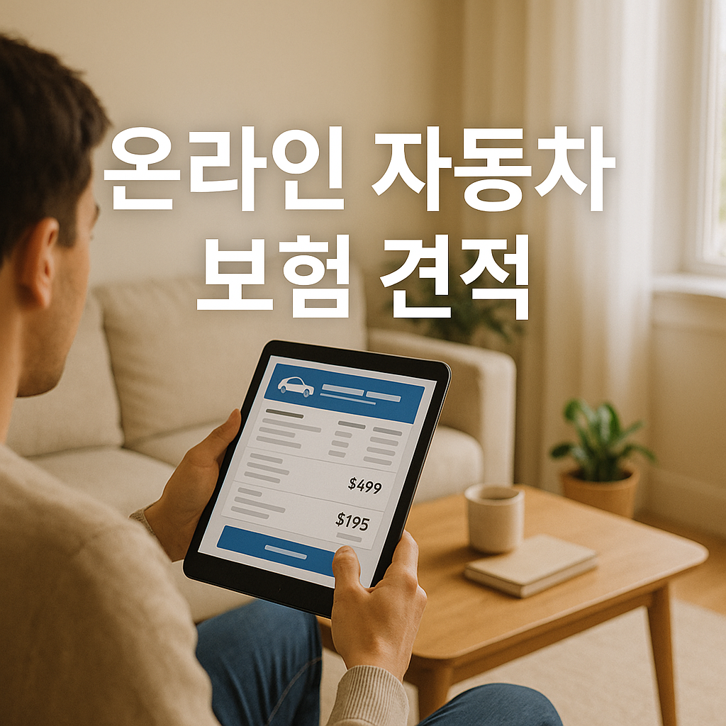 온라인 자동차 보험 견적: 빠르고 똑똑하게 가입하는 비결 관련 이미지