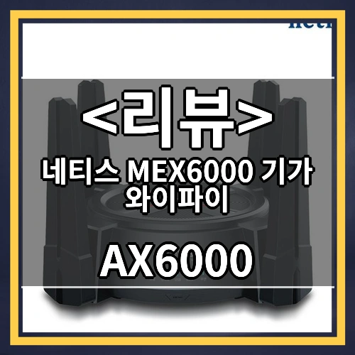 네티스 MEX6000 기가 와이파이 (AX6000)