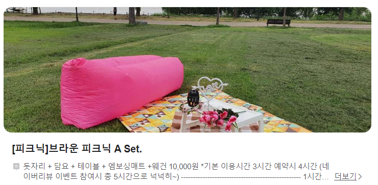 브라운텐트피크닉여의도