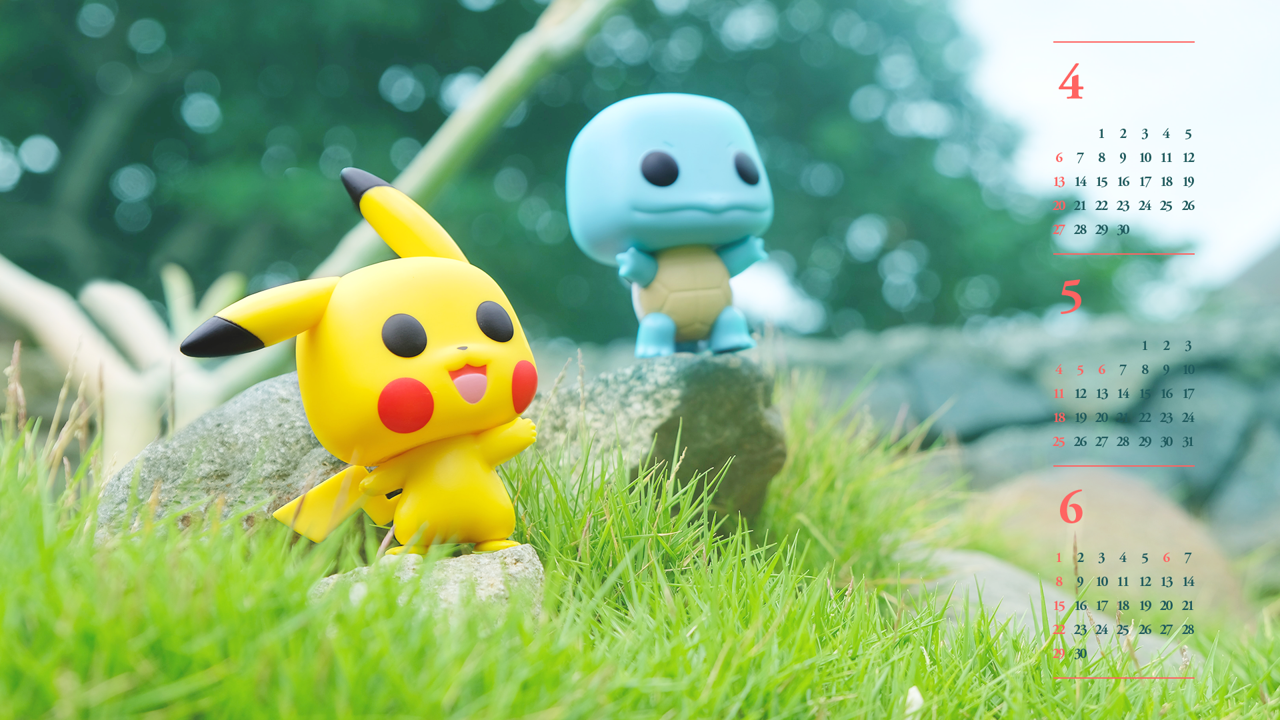 07 피카츄 B - 2025년5월 노트북배경화면