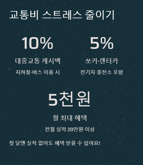 교통비 스트레스 줄이기