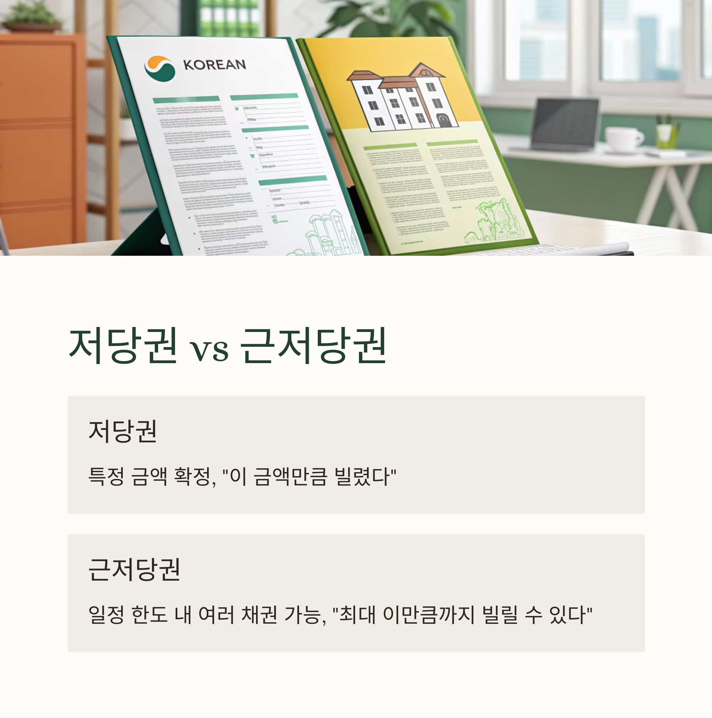 저당권과 근저당권, 헷갈리는 개념 속 자주 묻는 질문 TOP 5