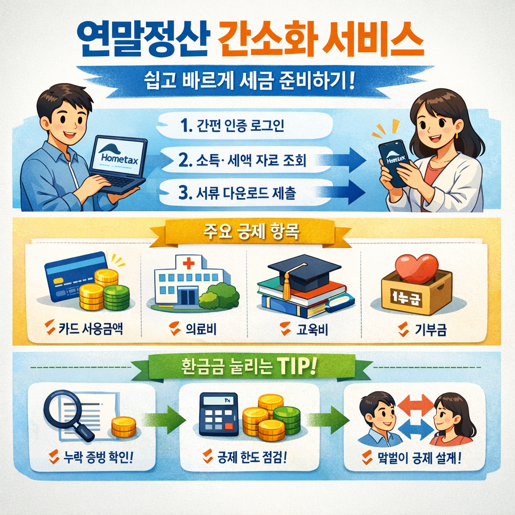 2026 연말정산 간소화 서비스 완전 가이드
