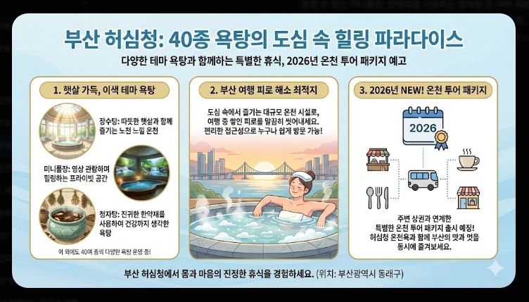 전국 온천 여행지 베스트 10 완벽 가이드