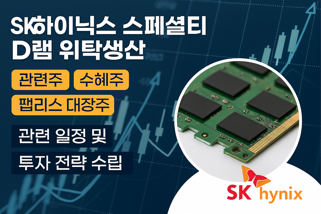 SK하이닉스 스페셜티 D램 위탁생산, 관련주, 수혜주, 팹리스 대장주, 관련 일정 및 투자 전략 수립