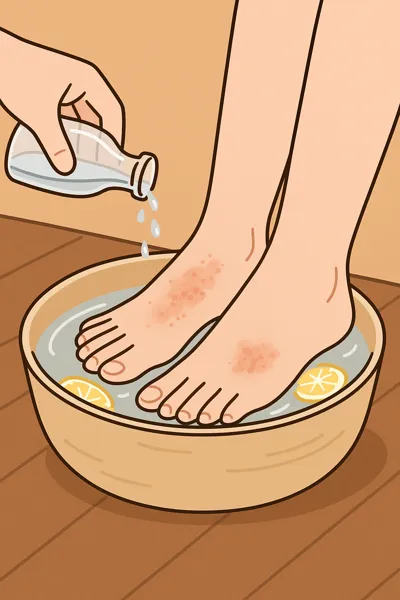 민간요법을 통한 무좀 완화법