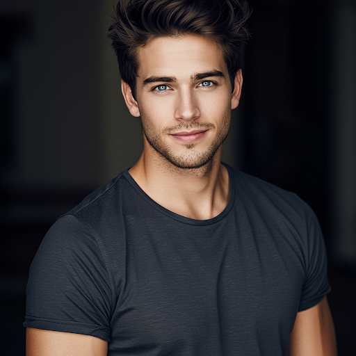 젊은 남자 사진