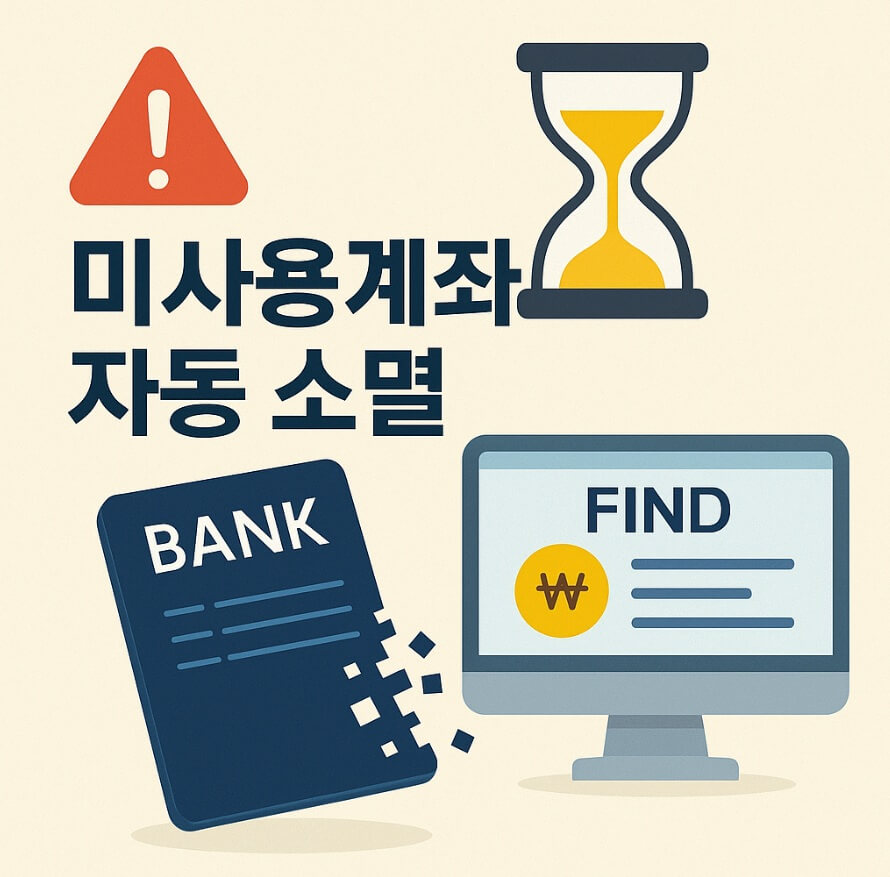 통장 없어지는 기준