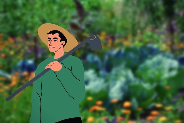 유기농 식품을 생산하는 농부