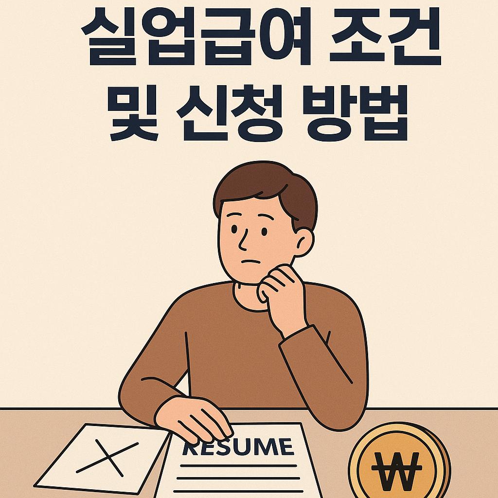 실업급여 조건 및 신청 방법 (2025년 최신 기준)