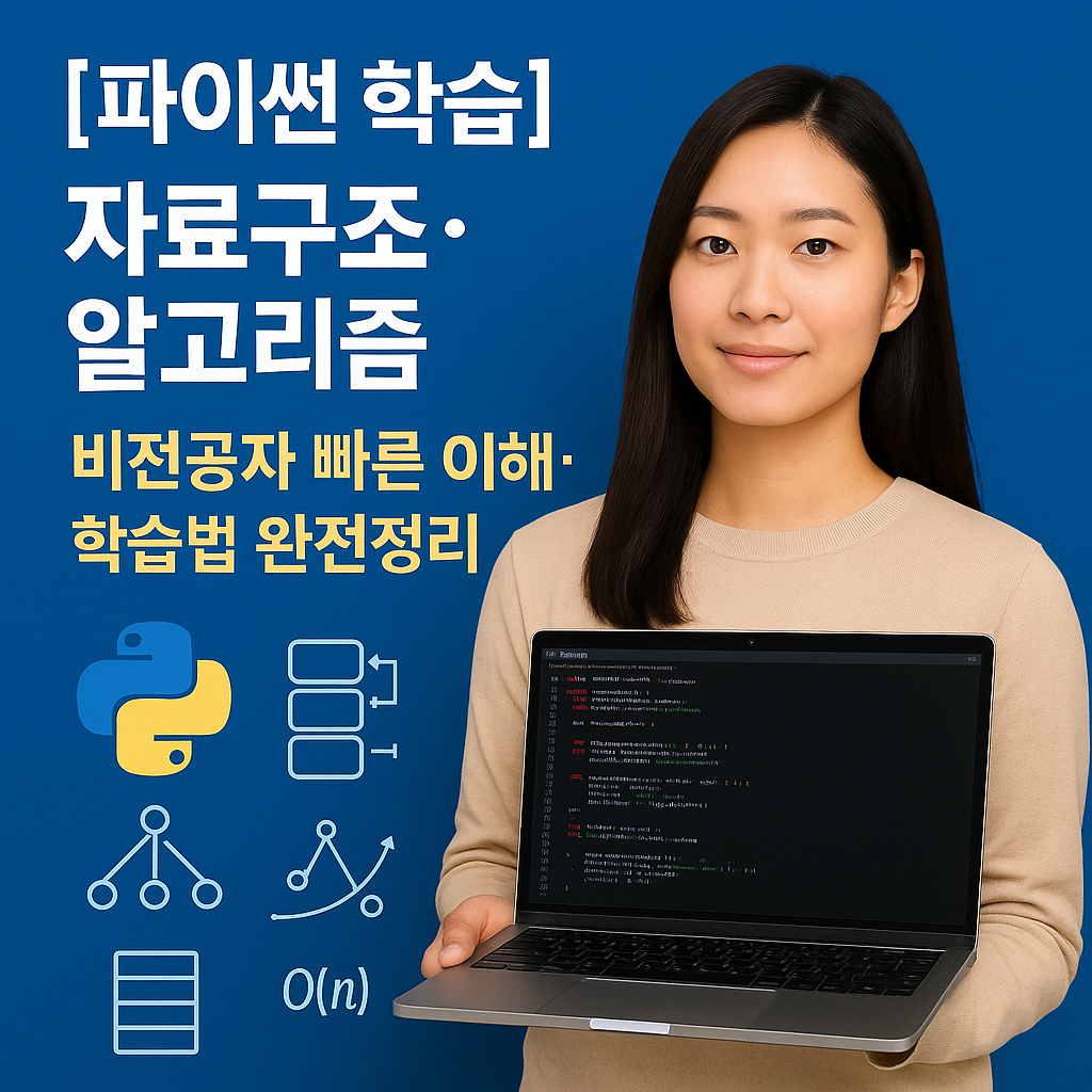 [파이썬 학습] 자료구조·알고리즘 ｜ 비전공자 빠른 이해·학습법 완전정리
