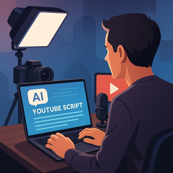 AI 유튜브 대본 작성 대표 이미지