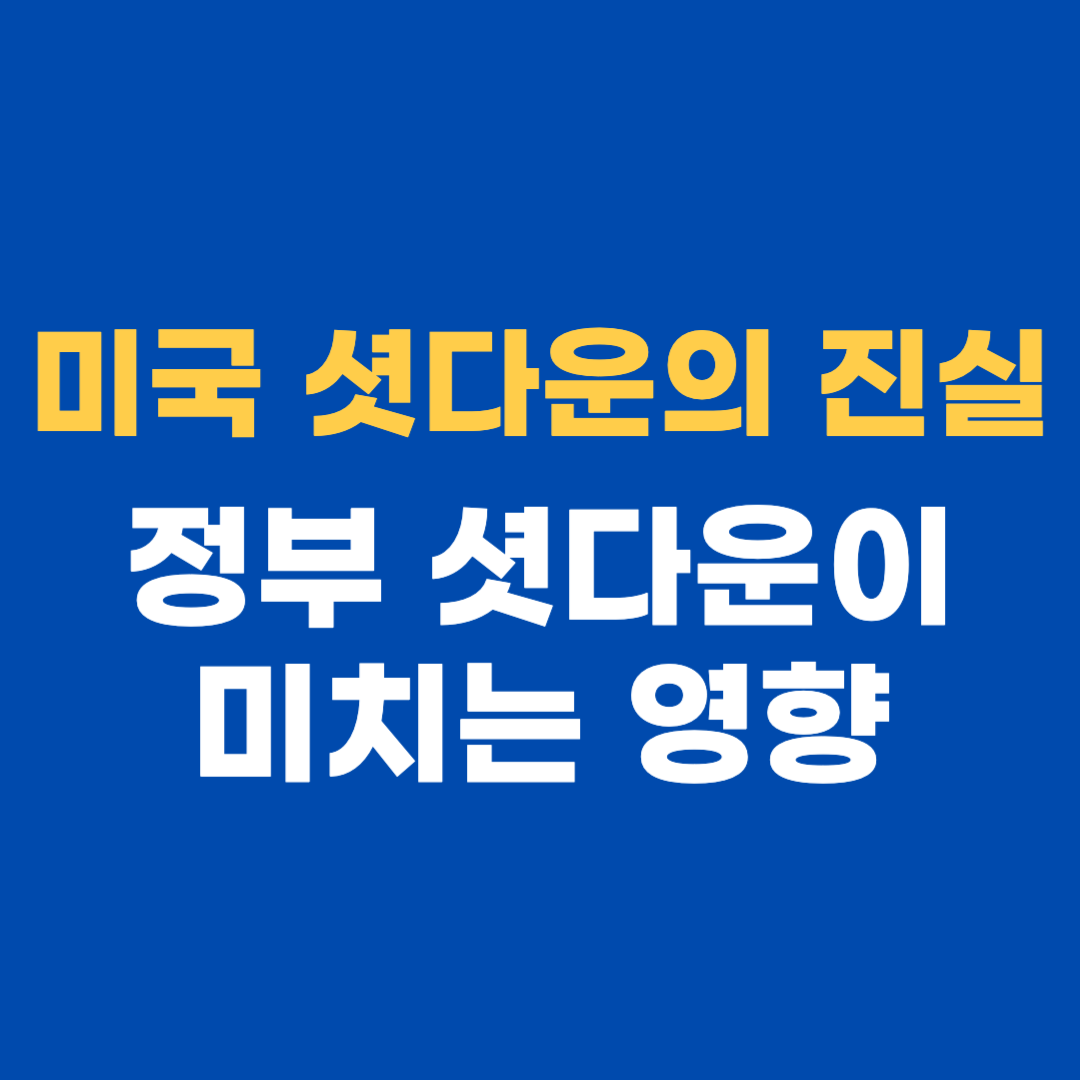 미국 셧다운