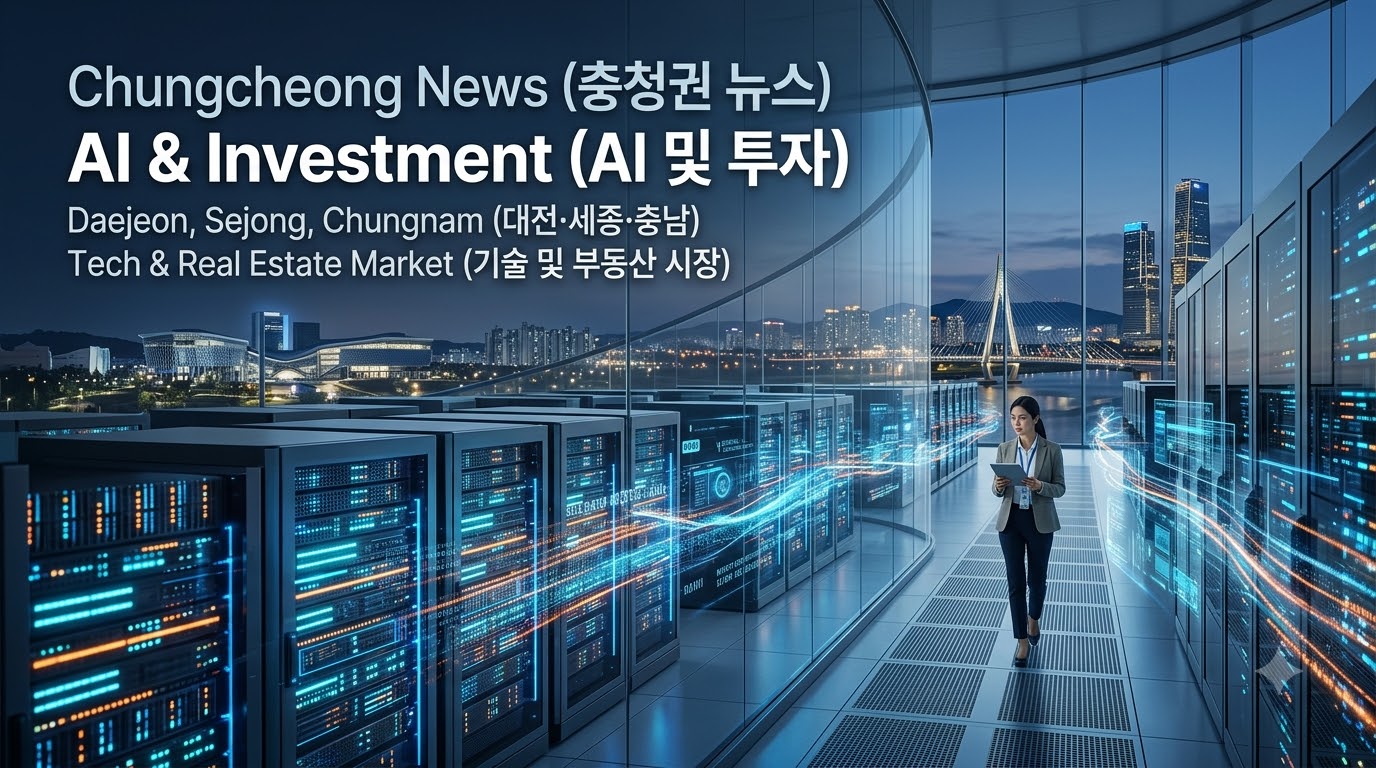 충청권 핵심 뉴스 ❘ 당진 1.2조 AI 데이터센터 착공과 국정자원 유치 3파전