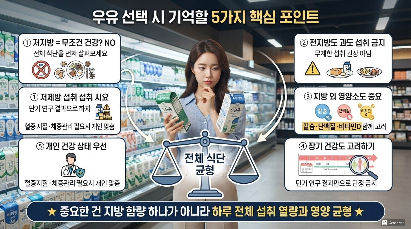 매일 우유를 고를 때 기억할 점