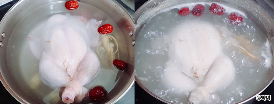 삼계탕-만들기-찹쌀-삼계탕-만드는-법-찹쌀-불리는-시간