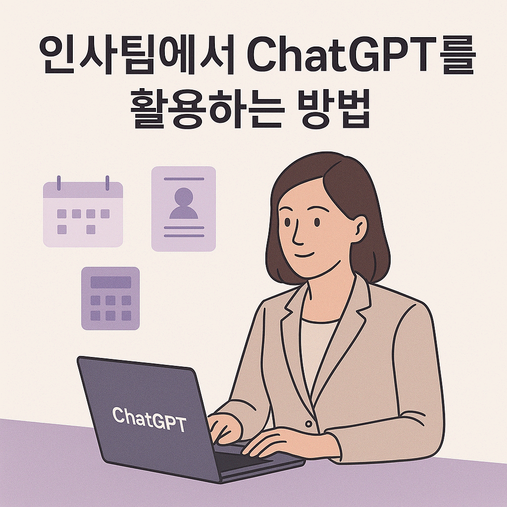 인사팀에서 ChatGPT를 활용하는 방법 – 근태부터 채용, 실무 자동화까지