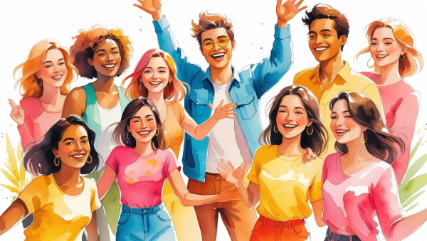 ENFP는 따뜻하면서도 자유로운 사람입니다에 관한 그림