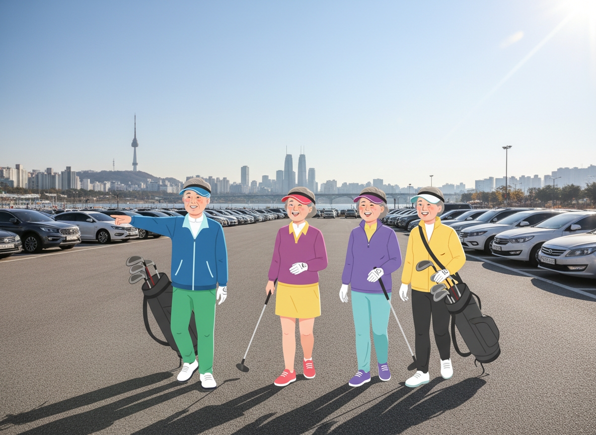 잠실 파크골프장 예약 일정 주차