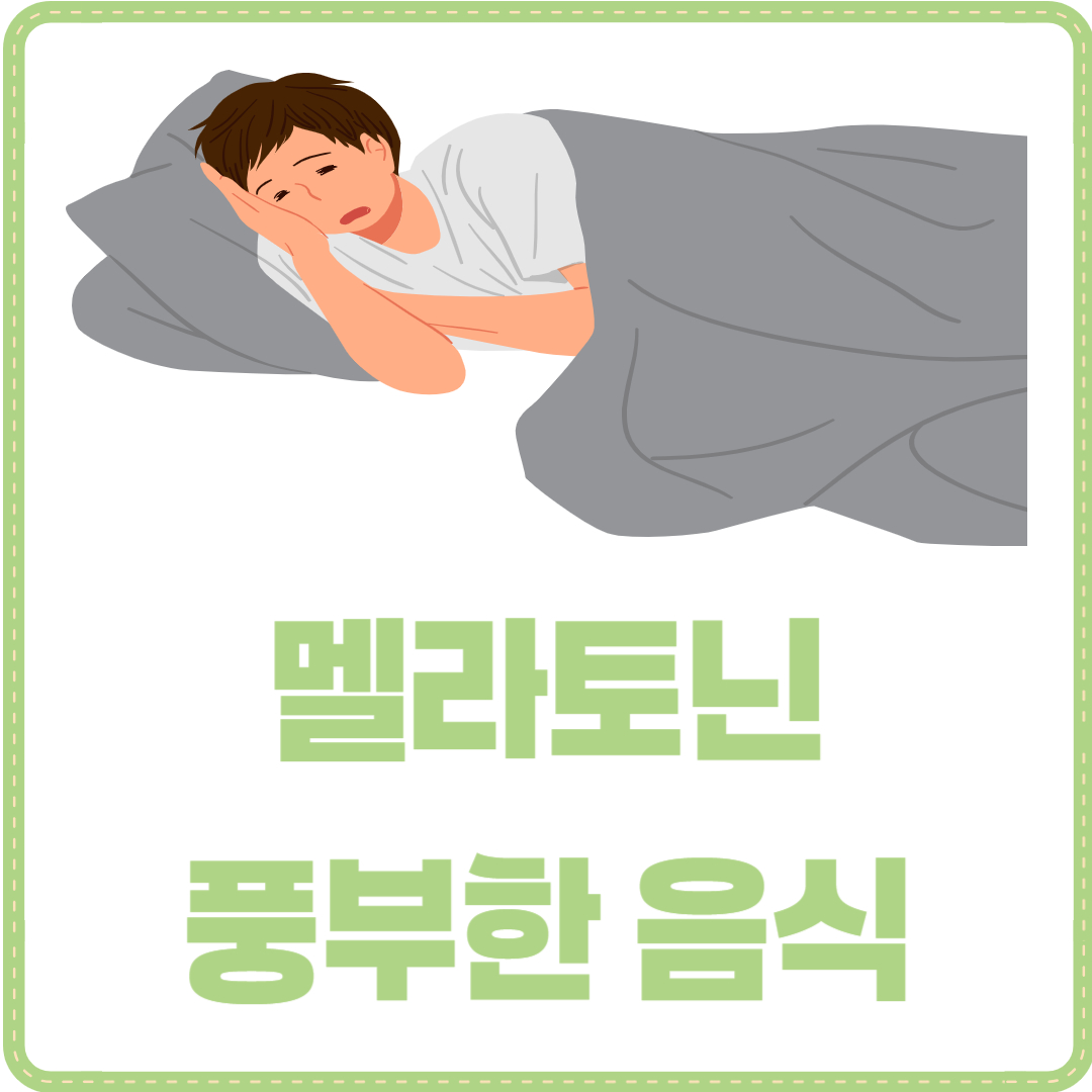 멜라토닌 음식