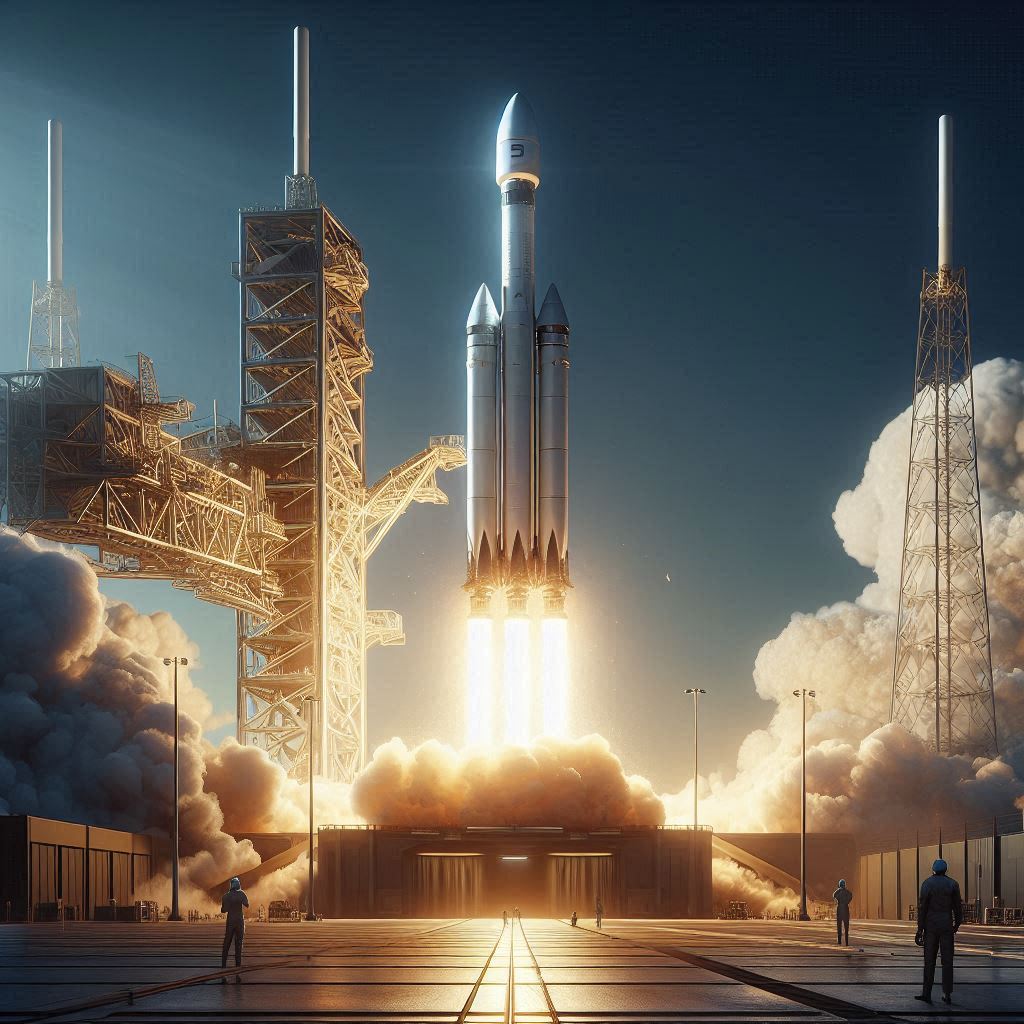 스페이스x 로켓 발사 장면