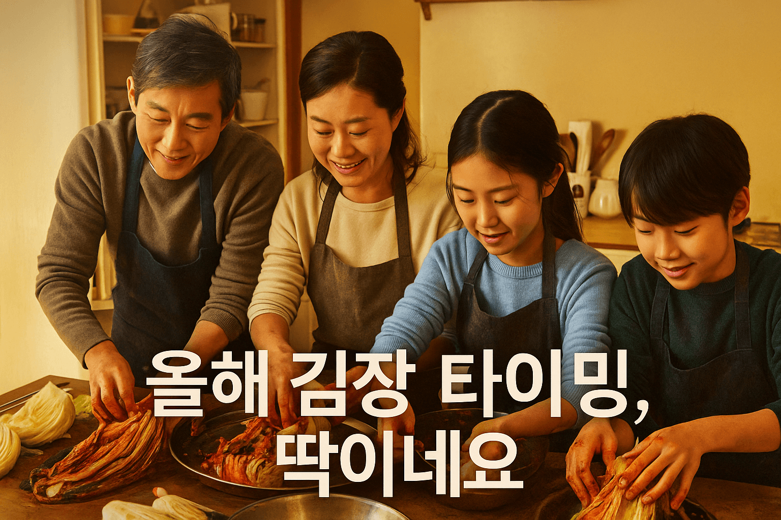 완벽한 김장 시기- 사진