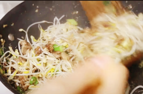 숨 죽을 때 까지 볶기