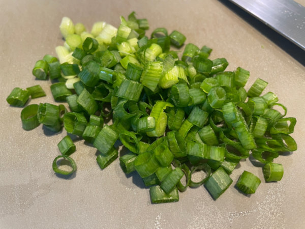 노각무침 황금레시피 양념 - 쪽파 미리 썰어두기