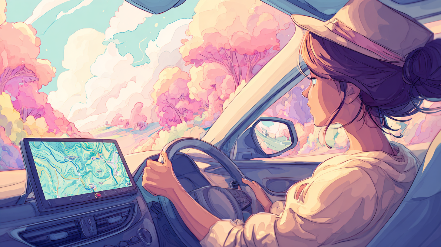 자동차 내비게이션 앱 사용법(초보 운전)