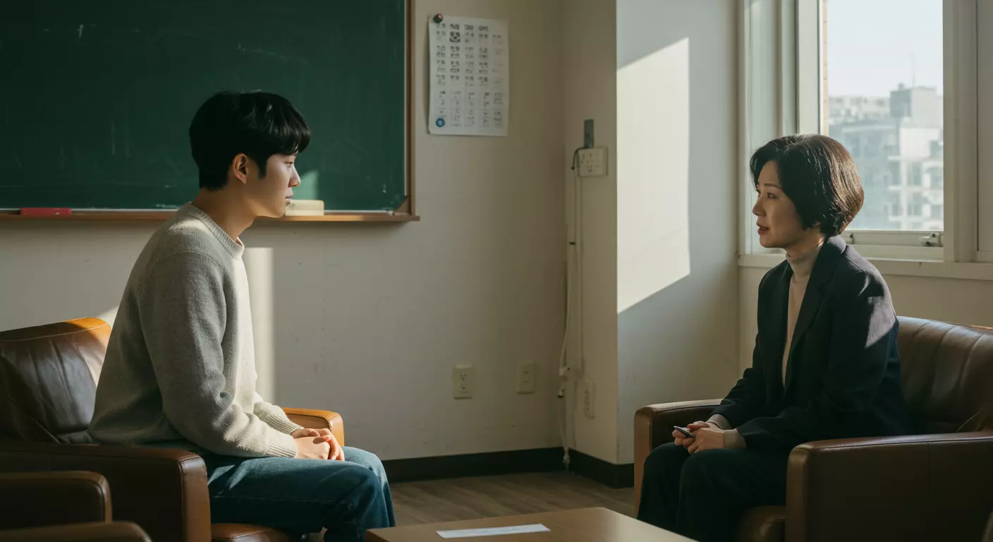 학교폭력 관련 상담하는 이미지