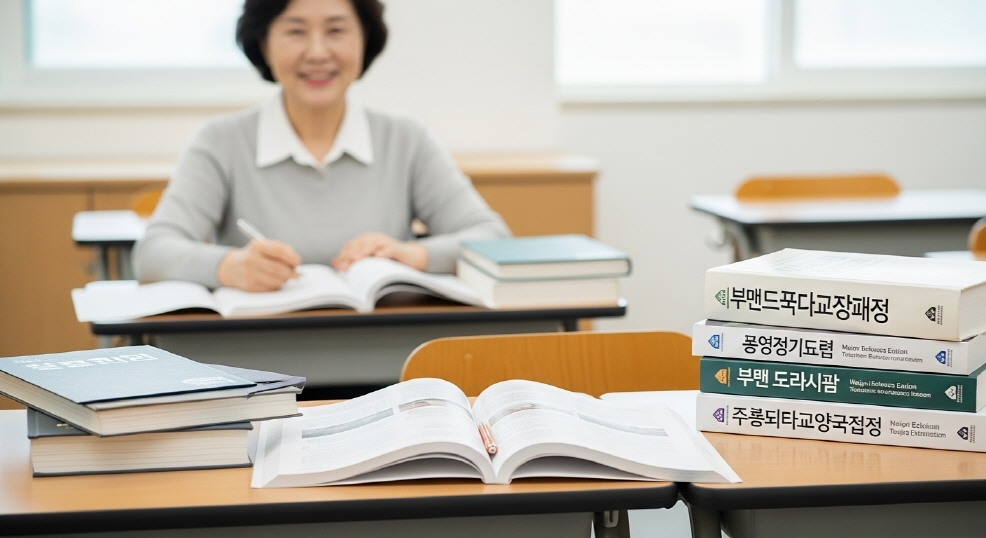 시험 대비 학습 장면