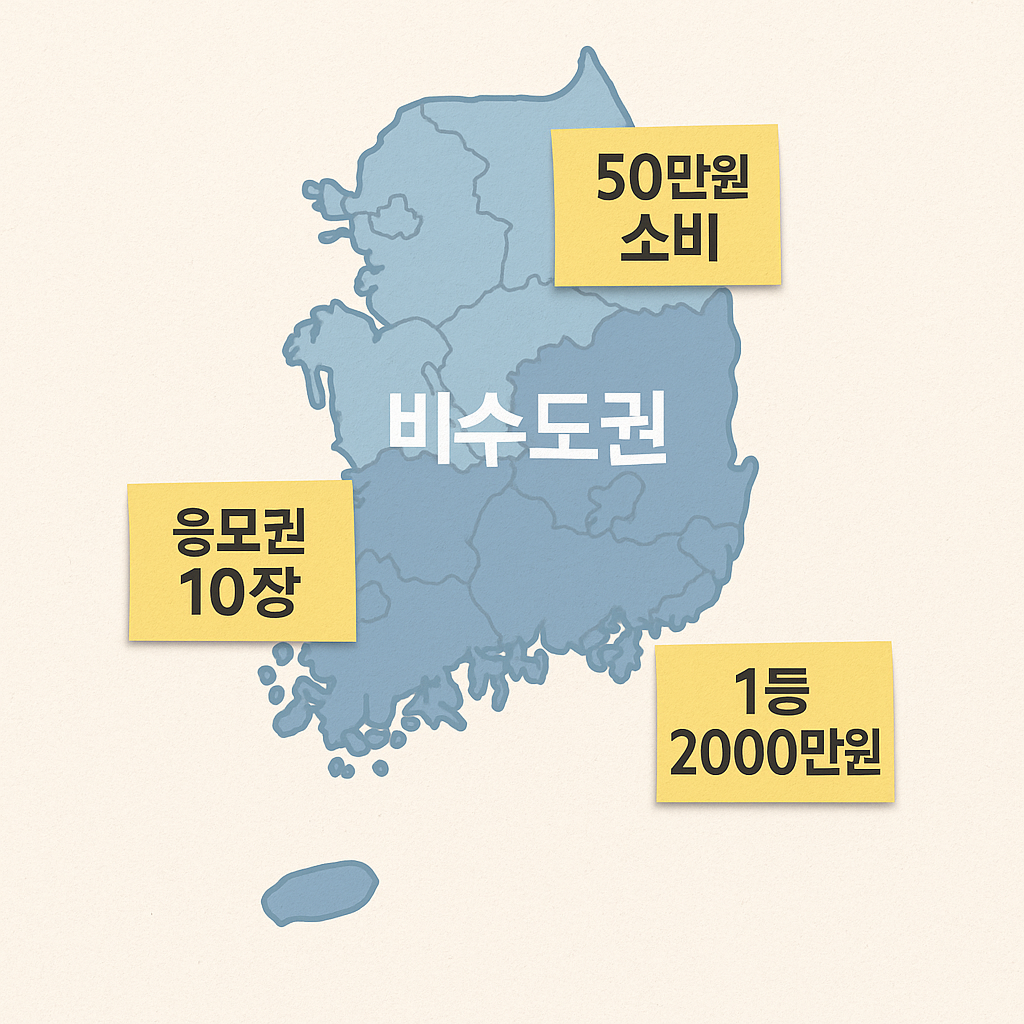 상생소비복권 2000만원 당첨시키는 법, 비수도권 공략 (출처 : 중소벤처기업부)