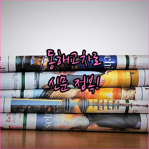 동해시 교차로 홈페이지 접속 및 날짜..