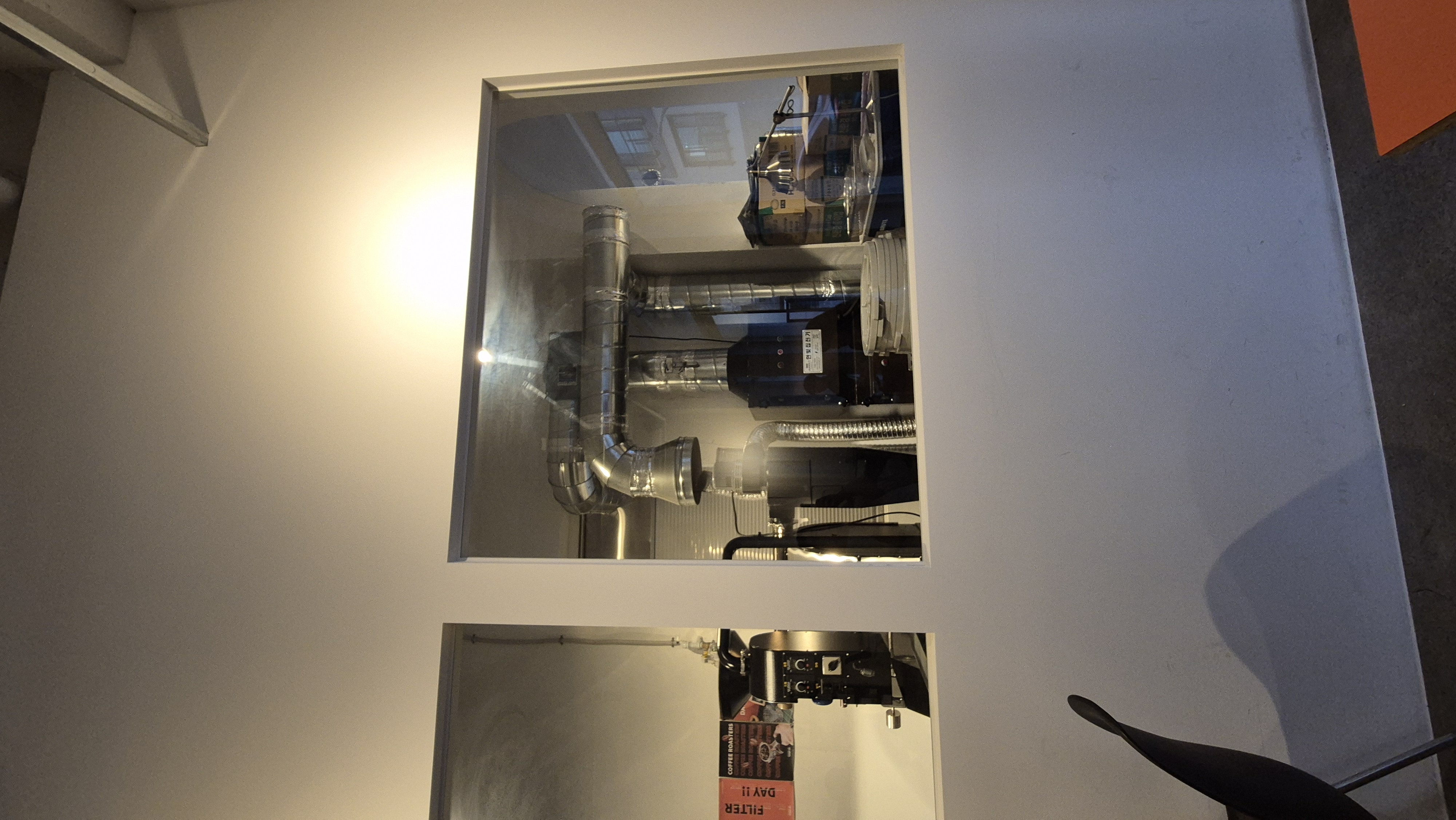 도안동 라떼 투데이엣 매장 로스팅기기