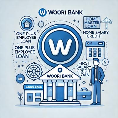 우리은행 신용대출 금리 한도 총정리 ❘ 직장인대출 홈마스터론 첫급여 상품별 조건 비교