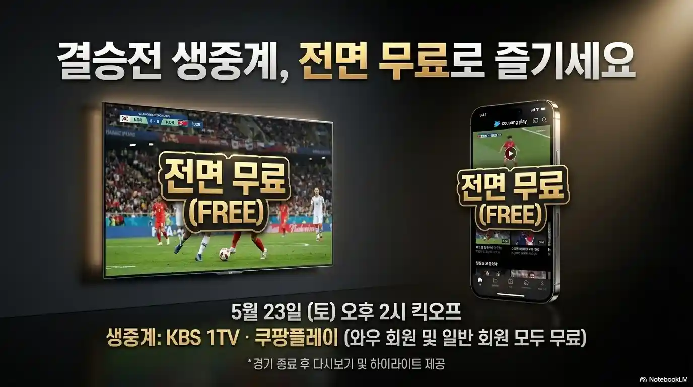 결승전 중계 채널