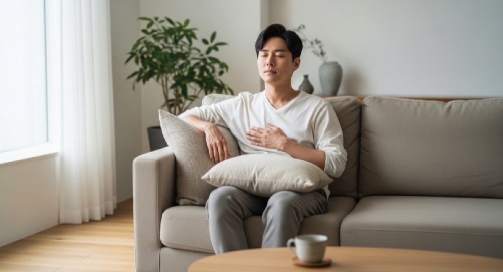 천식 관리 방법 안정된 상태 모습