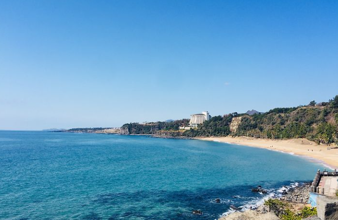 바다와 힐링의 조화, 중문색달해수욕장