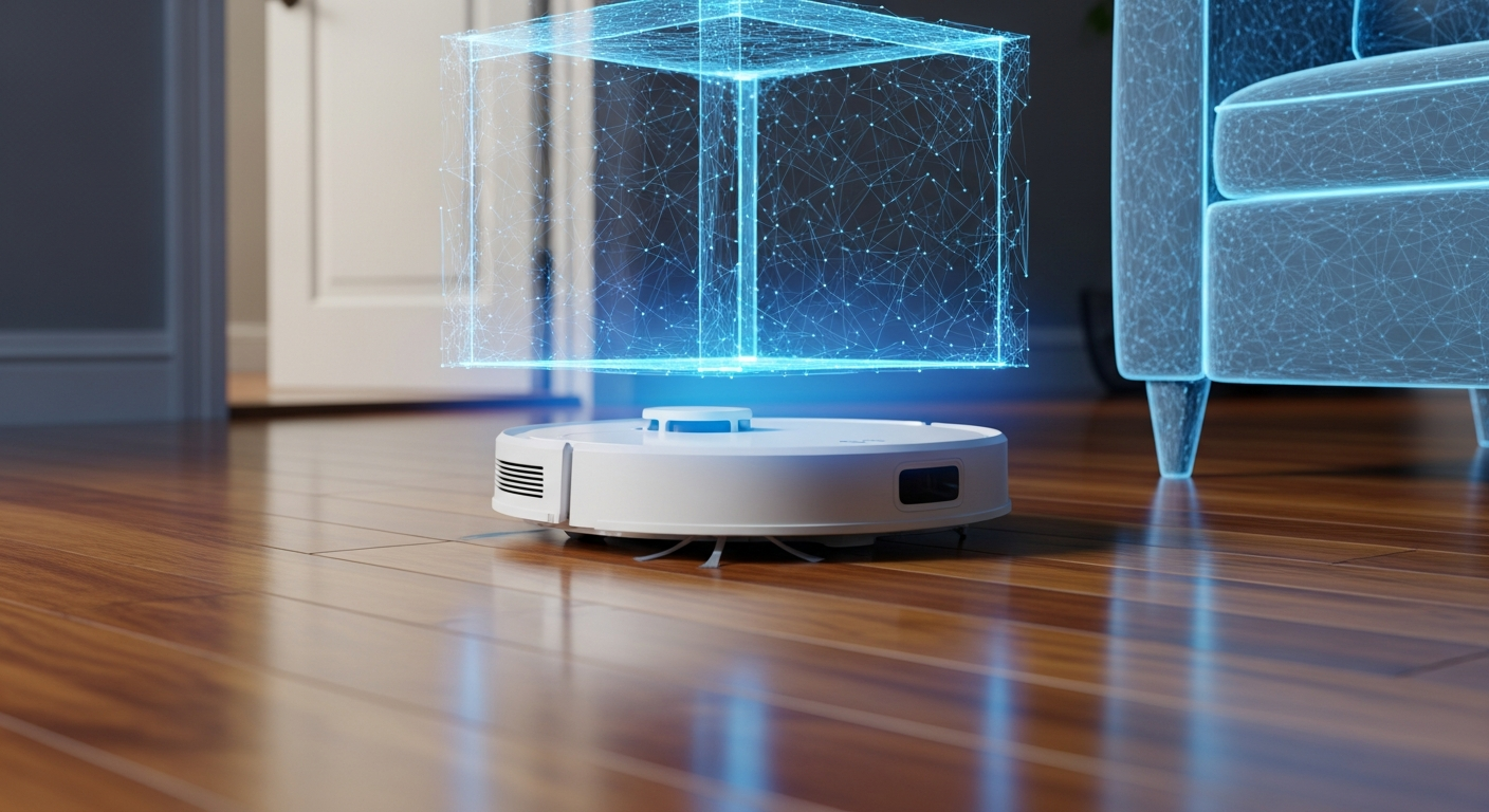 비스포크 제트 봇 AI 로봇청소기가 지나간 자리를 라이다 센서로 스캔하여 즉시 3D 지도로 변환하는 기술