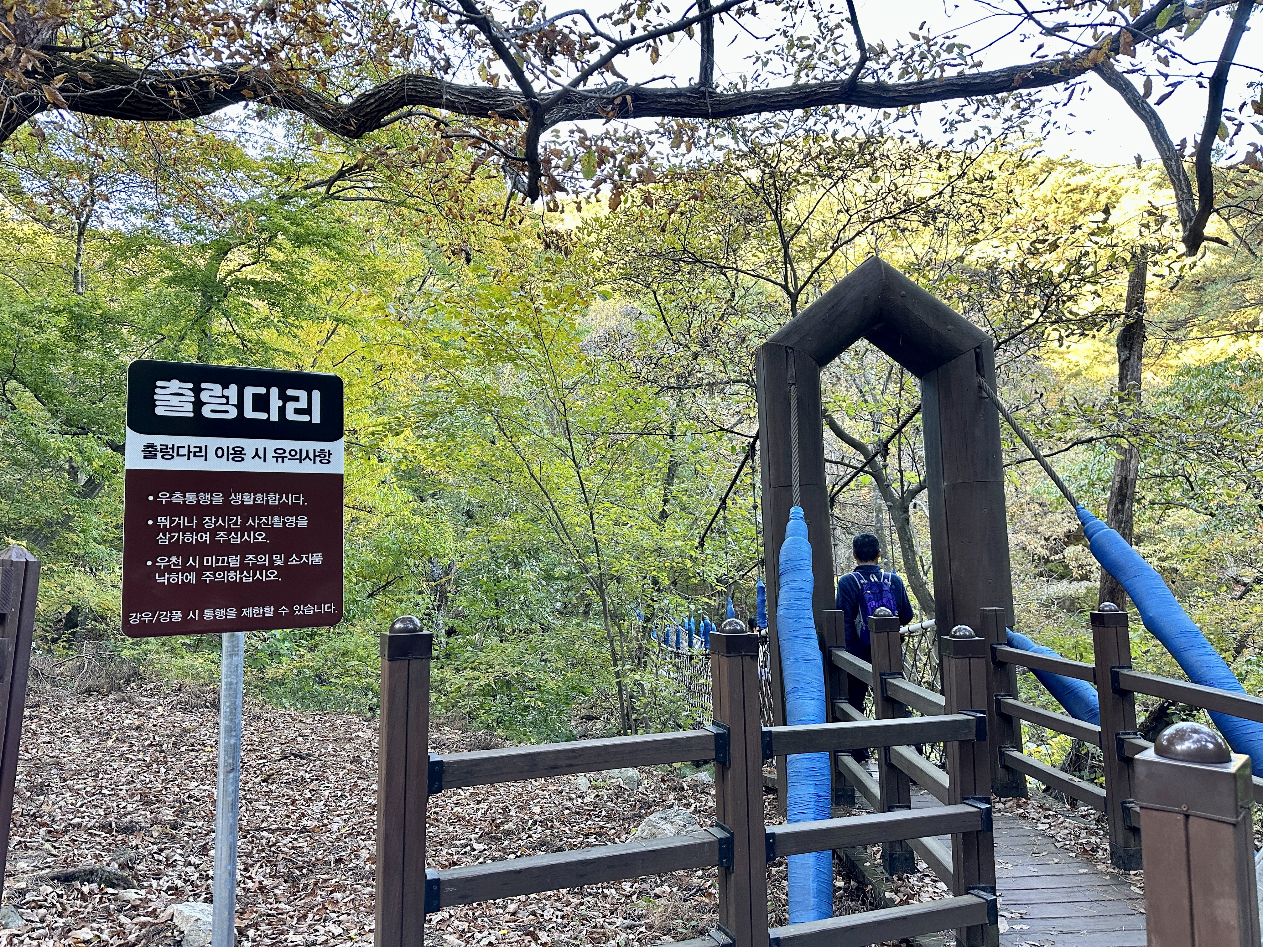 용문산 출렁다리