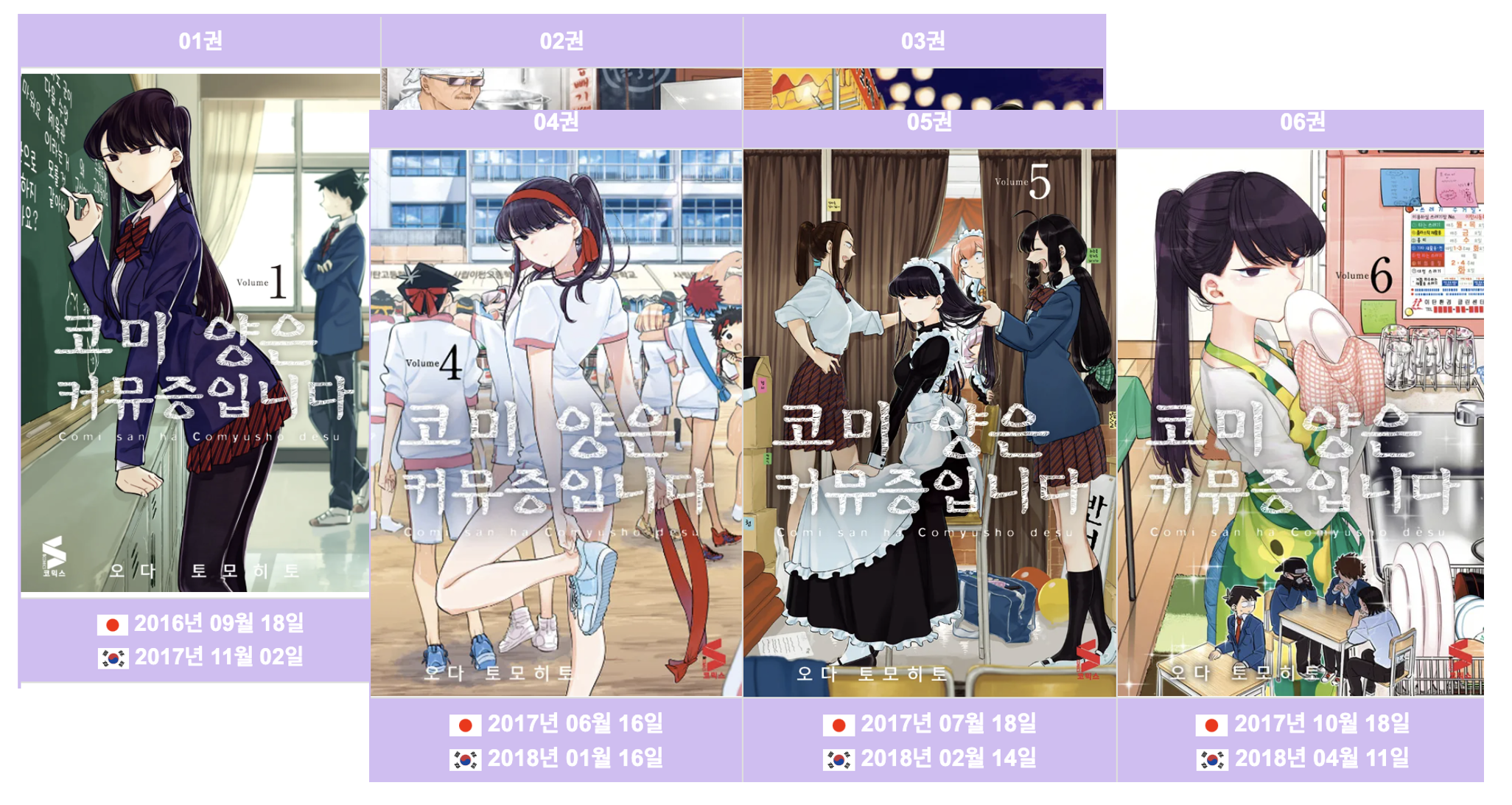 코미 양은 커뮤증입니다