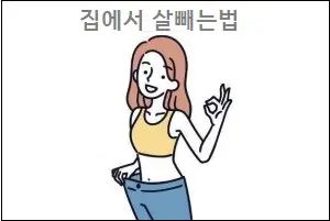 집에서 살빼는법