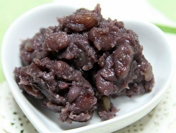 한국의 떡 종류 당콩떡-팥
