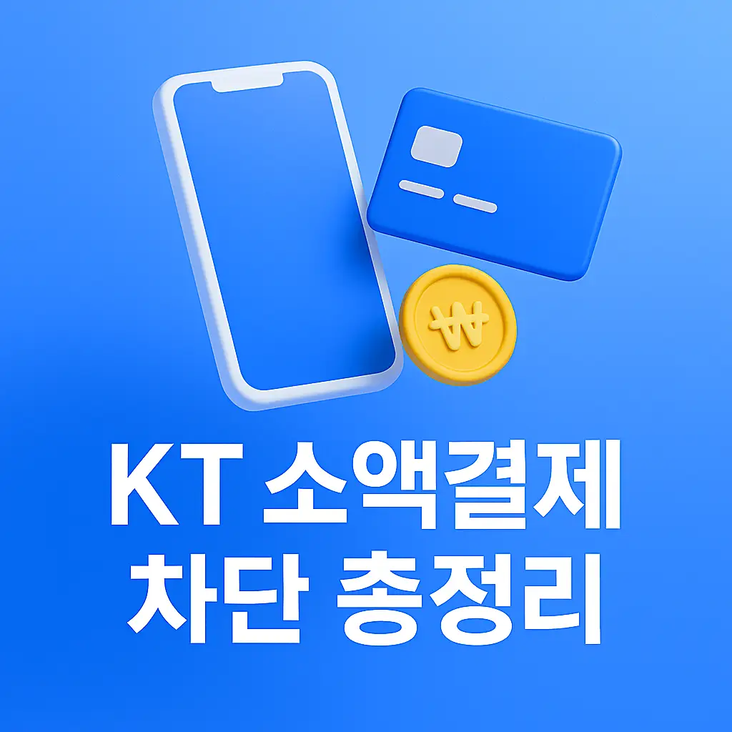 KT 소액결제 차단 가이드 썸네일