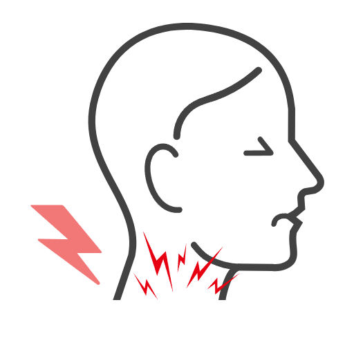 사람의 목 부위