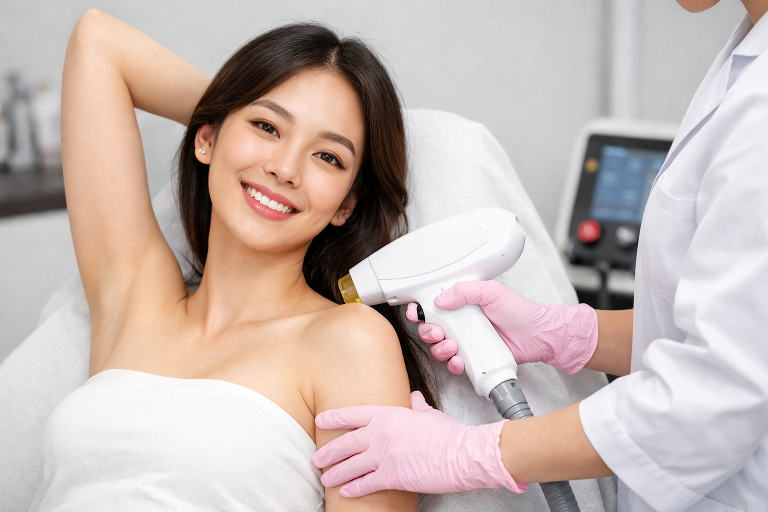 겨드랑이 레이저 제모