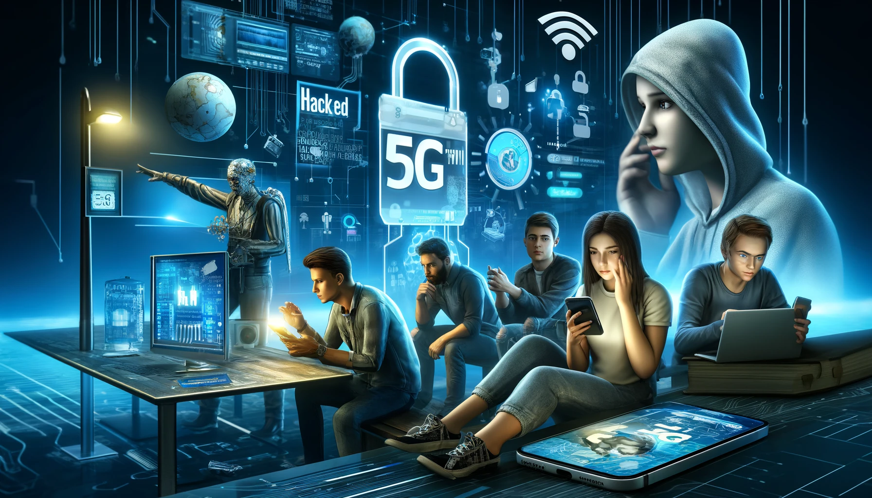 개인 정보 보호 및 보안에 초점을 맞춘 이미지